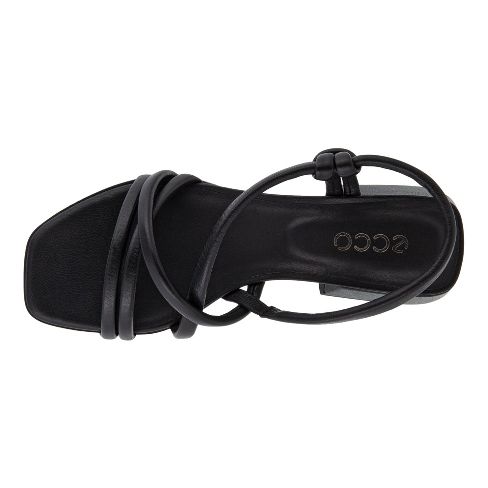 ECCO Womens Sandals Black - Elevate Squared - GVZ-546289